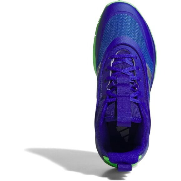 ⚡Adidas Men Lucid Blue/Silver Metallic/Lime Burst Lightweight MESH Shoes - Picture 3 of 8